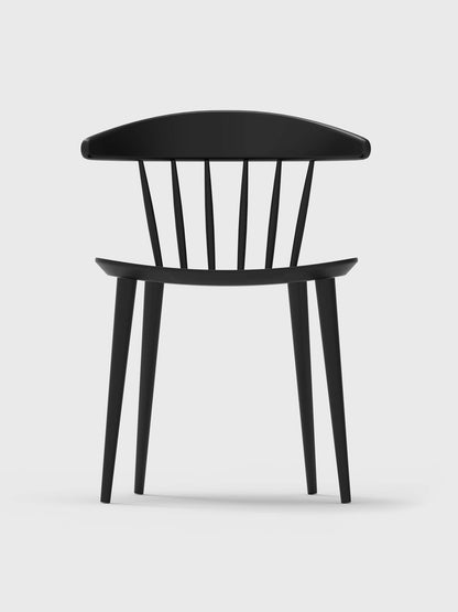 Black wood chair