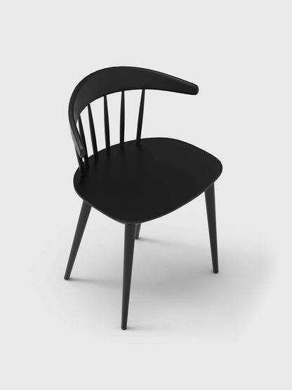 Black wood chair