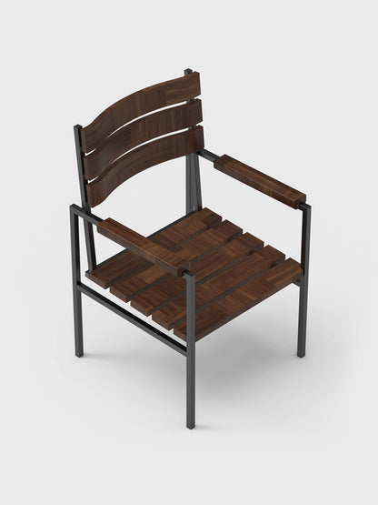 Wooden garden chair