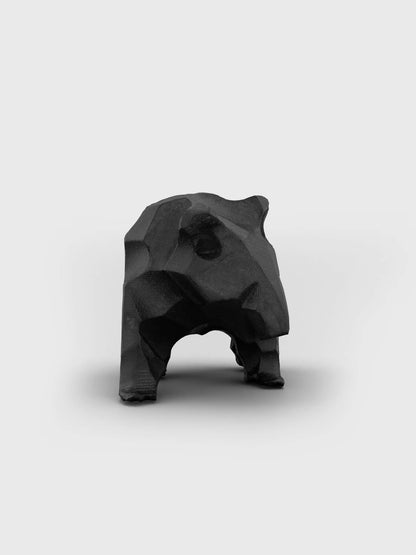 Wooden bear sculpture